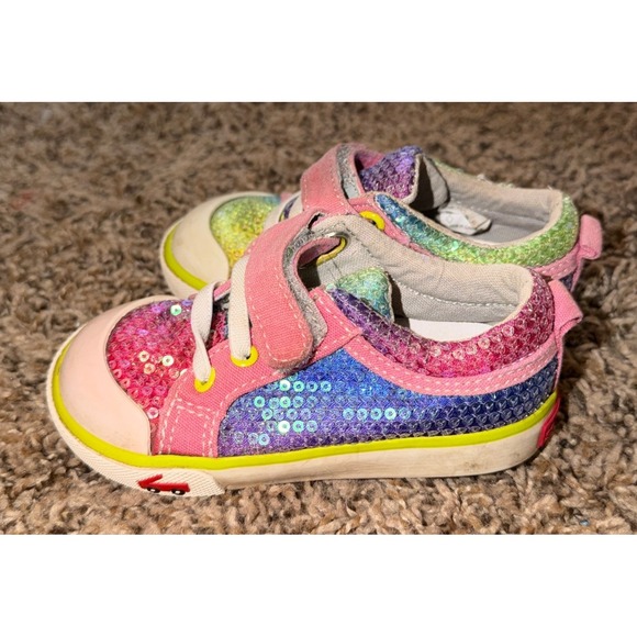 See Kai Run Other - See Kai Run- Kristin Rainbow Sequin Sneakers-Size 6